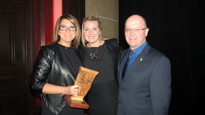 Ocean Industries wins the Mobilisateur award at the gala Charlevoix reconnait