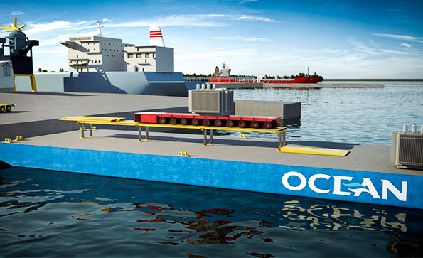 Ocean lifting barge - Ocean innovates with the announcement of a new equipment