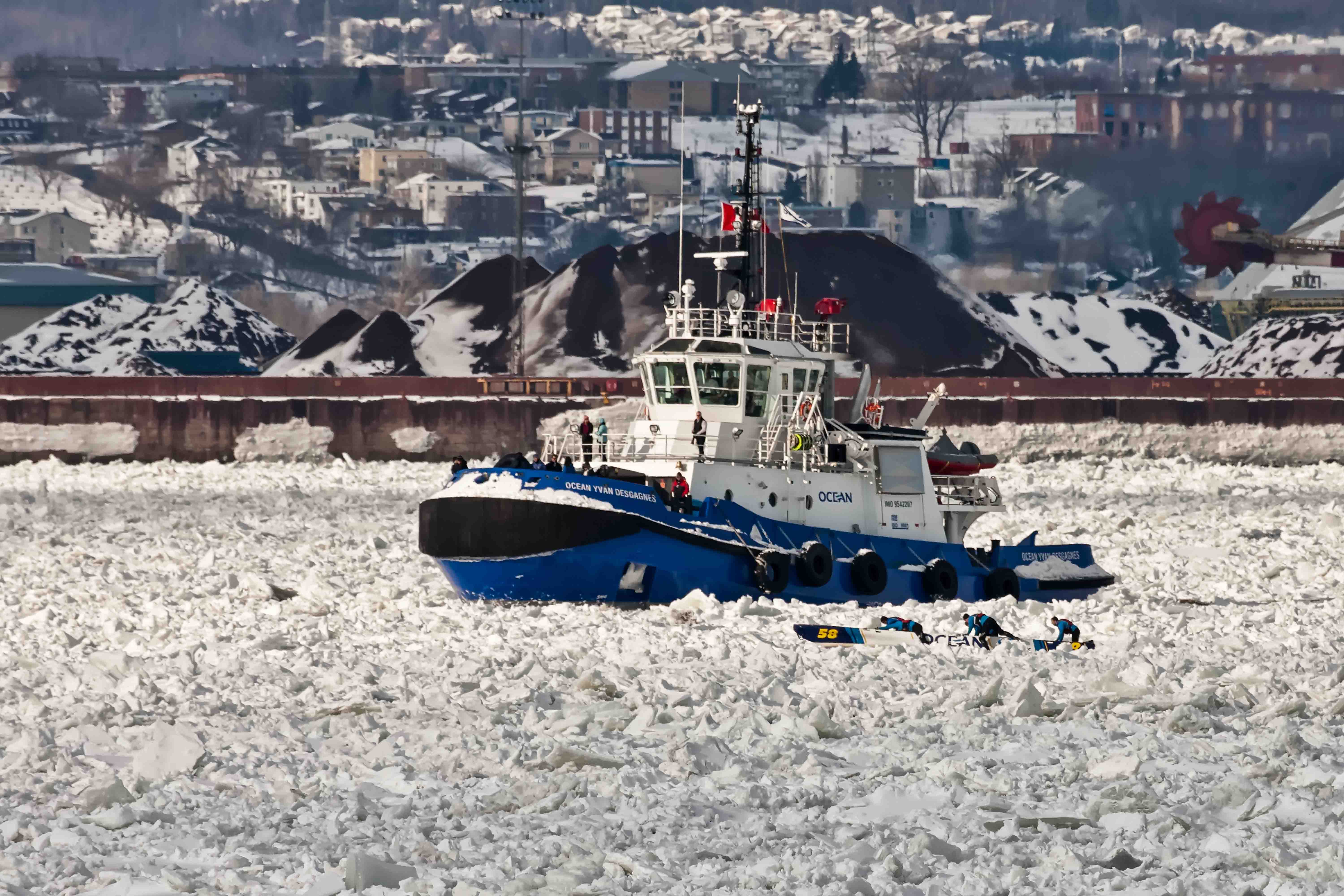 Groupe Océan fier partenaire des courses en canot Montréal | Québec | Isle-aux-Coudres