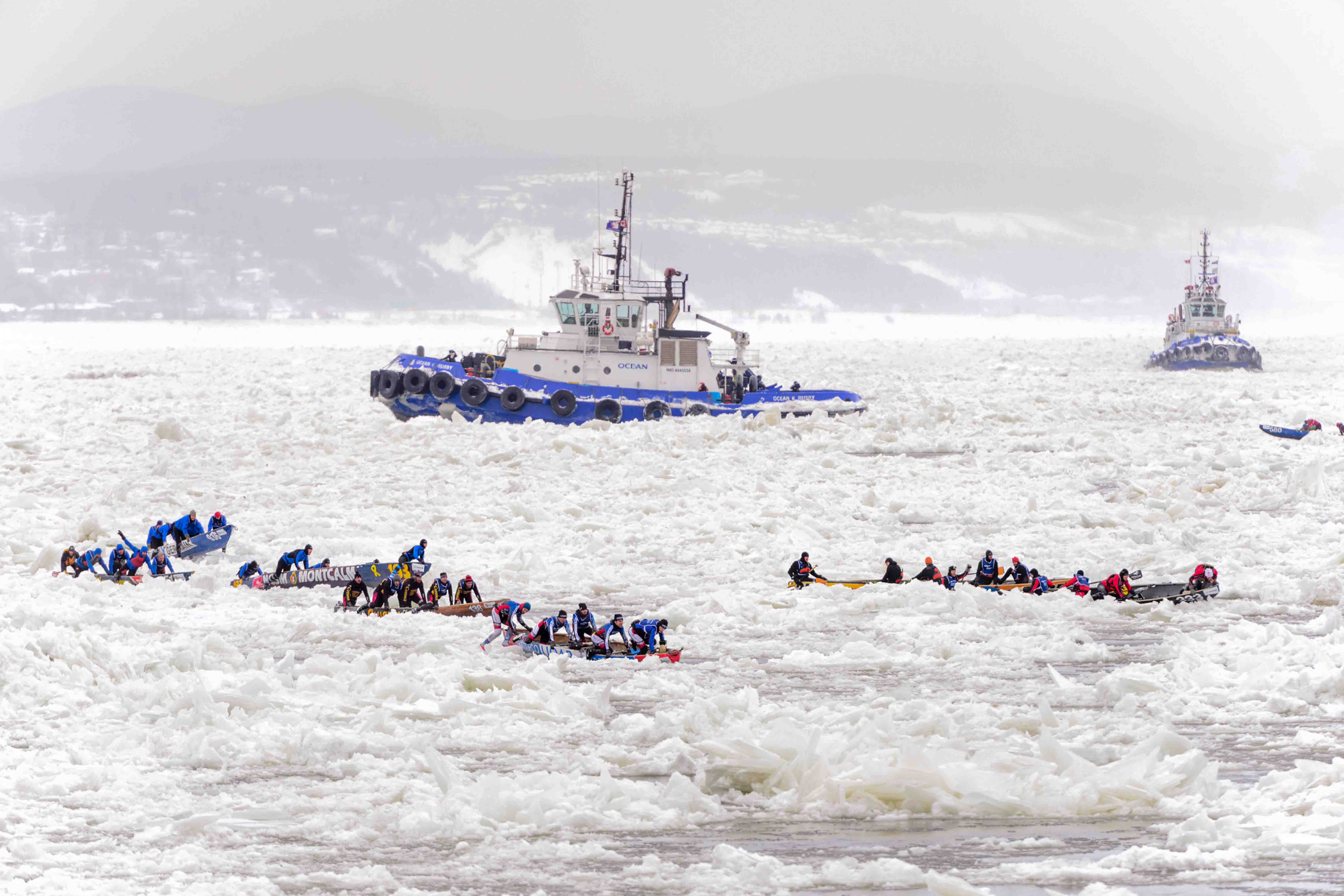 Ocean Group proud partner of the canoe races Montréal | Québec | Isle-aux-Coudres