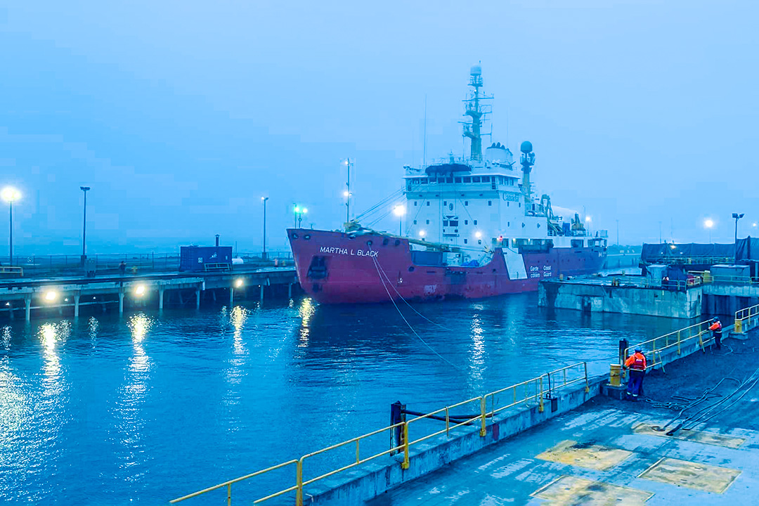 Groupe Océan remporte le contrat de prolongation de la durée de vie du navire NGCC Martha L. Black de la Garde Côtière Canadienne