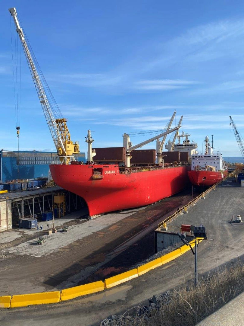 Fednav Ltée chooses Verreault Shipyard to drydock its bulk carrier MV Umiak I
